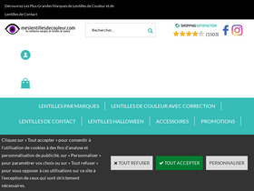 Meslentillesdecouleur homepage screenshot
