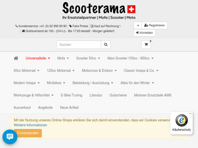 'scootertuning.ch' screenshot
