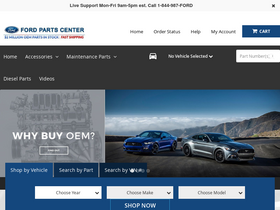 'oemford.parts' screenshot