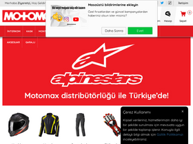 'motomax.com.tr' screenshot
