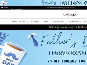 'adorlla.com' screenshot