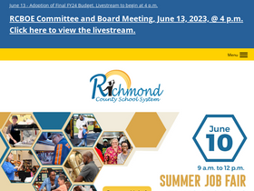 'rcboe.org' screenshot