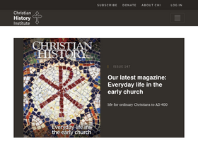 'christianhistoryinstitute.org' screenshot
