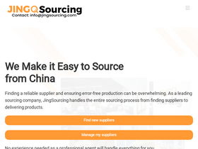 'jingsourcing.com' screenshot