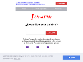 'llevatilde.es' screenshot