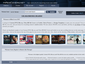 'hirescovers.net' screenshot