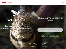 'wikiaves.com' screenshot