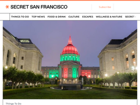 'secretsanfrancisco.com' screenshot