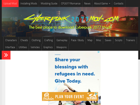 'cyberpunk2077mod.com' screenshot