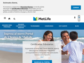 'metlife.com.co' screenshot