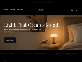 auralampstore.com homepage screenshot