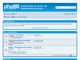 'extestemunhasdejeova.net' screenshot