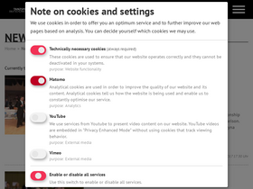 'tanzsport.de' screenshot