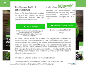 'heilpraxisnet.de' screenshot