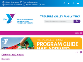 'ymcatvidaho.org' screenshot