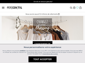 'percentil.fr' screenshot