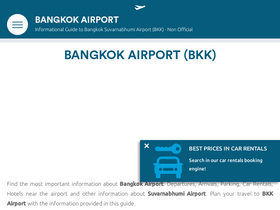 'bangkok-airport.net' screenshot