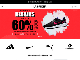 'lacancha.uy' screenshot