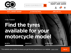 'twotyres.co.uk' screenshot