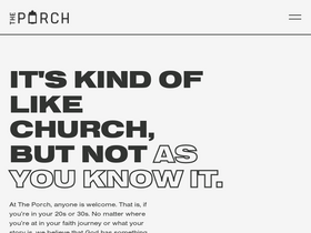 'theporch.live' screenshot