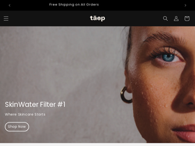 tāep homepage screenshot