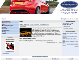 'fordclubpolska.org' screenshot