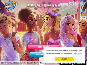 'moviestarplanet.com' screenshot