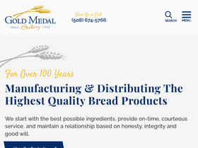 'goldmedalbakery.com' screenshot