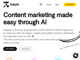 'zupyak.com' screenshot