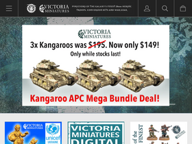 'victoriaminiatures.com' screenshot