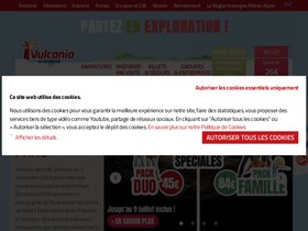 'vulcania.com' screenshot