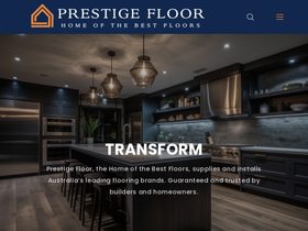 Prestigefloor homepage screenshot