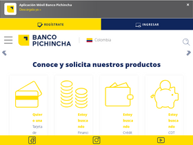 'bancopichincha.com.co' screenshot