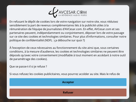 'avcesar.com' screenshot