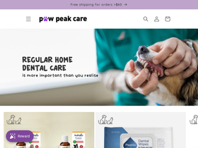 pawpeakcare.com homepage screenshot