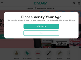 'heyemjay.com' screenshot