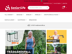 Seniorlife homepage screenshot