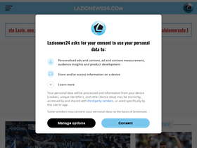 'lazionews24.com' screenshot