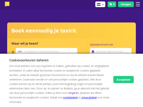 'sneleentaxi.nl' screenshot