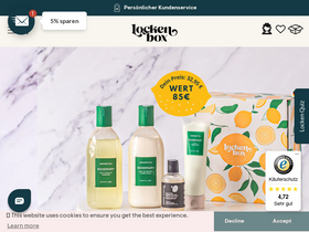 Lockenbox homepage screenshot