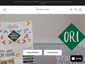 naturalpaw.pet homepage screenshot