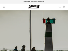 Dark Blue Board Shop homepage screenshot