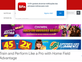 'sfnoticias.com.br' screenshot