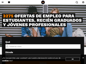 'studentjob.es' screenshot