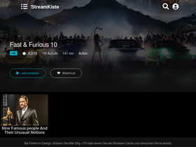 'streamkiste.life' screenshot