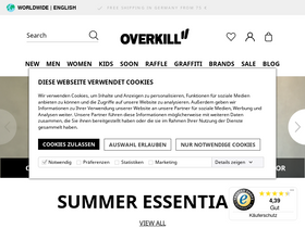 'overkillshop.com' screenshot