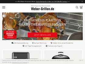 'weber-grillen.de' screenshot