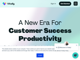 'vitally.io' screenshot