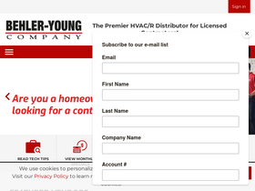 'behler-young.com' screenshot