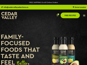 cedarvalleyselections.ca homepage screenshot